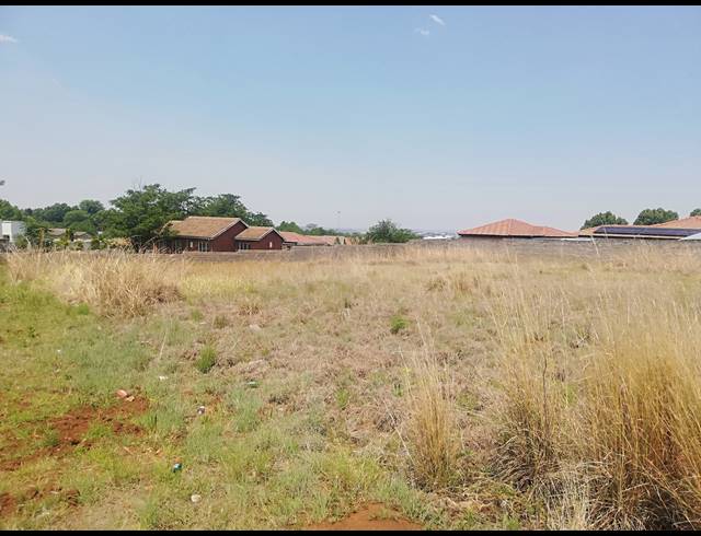 1,040M² VACANT LAND SOLD IN AMAJUBA PARK